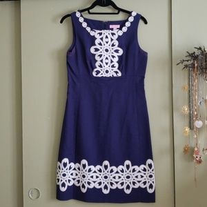 Lilly Pulitzer cotton dress with lace